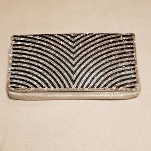 Metallic Mesh Evening Bag with Chain Strap